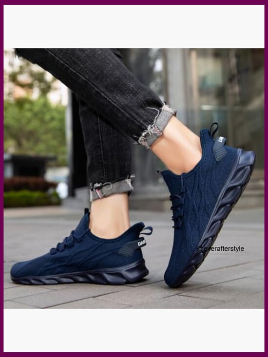 Lightweight Running Shoes for Men, Athletic Sneakers, Lace-Up Tennis Gym Shoes main image 4